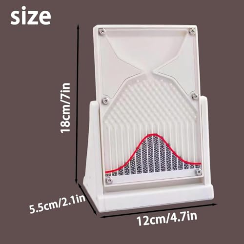 TsoLay 12 * 18cm Galton Board Experiment Model, Desk Galton Board with Bell Curve, Effective Statistical Law Demonstration, Enhance Learning, for Physics Lab Teaching and Random Distribution Learning