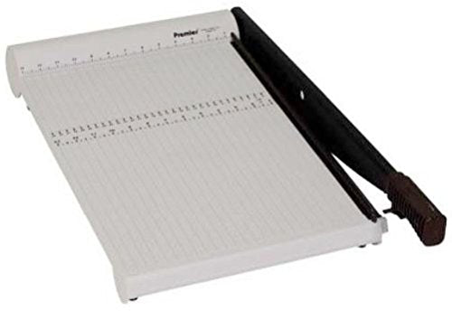 Martin Yale P218X Premier PolyBoard Paper Trimmer, Up to 10 Sheets of 20lb. Bond Paper at Once, Permanent 1/2" Grid and Dual English and Metric rulers Ensure Proper Alignment