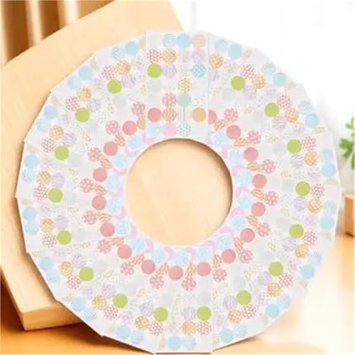 Hole Reinforcement Stickers 100 Sheets Hole Reinforcement Labels Adhesive Paper Stickers for Binder Holes Repair and Decoration DIY Crafts Notebooks