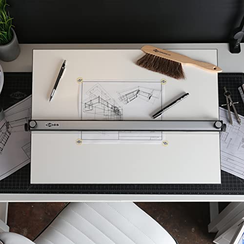 ALVIN Portable Drafting Board Size 24" x 36" Model PXB36 Easily Adjustable Drafting and Architecture Tool for Students and Professionals Drawing Board with Ergonomic Carrying Handle - 24 x 36 Inches