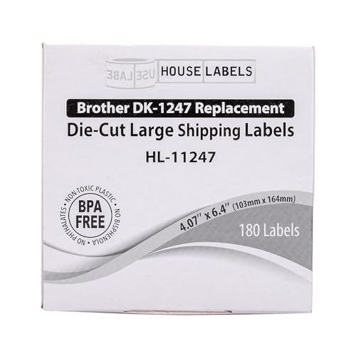 HouseLabels Compatible with Brother DK-2211, 1-1/7" x 50'