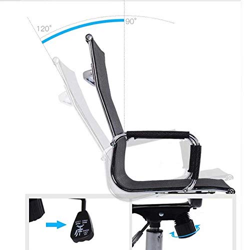 Office Chair,Swivel Office Computer Desk Chair, Fabric Comfortable Seating Back Rest Breathable Mesh Ergonomic Study Desk Chair