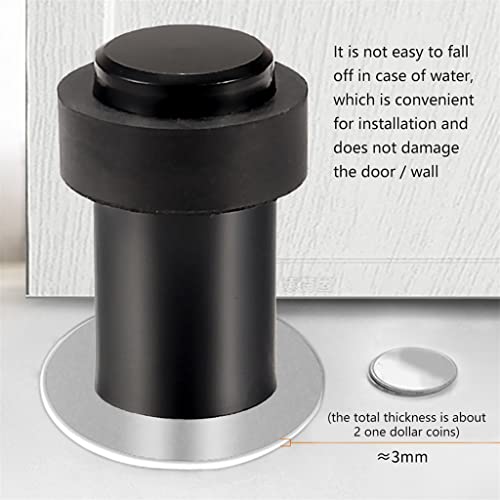 BUXGWLCH Hardware Shock Proof Anti Scratch Door Stopper Living Room Portable Stainless Steel Adhesive Accessories