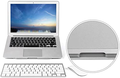 Feilx Laptop Stand, Ergonomic Aluminum Alloy Computer Stand, with Non-Slip Protective Pad with 10 to 15.6 Inches Notebook Computer (Color : Silver)