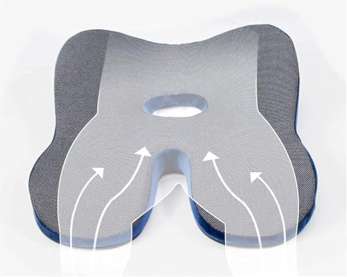 EZLQGBWKPDT Perfect cushion, memory foam and seat; combining quality and therapeutic comfort, specially designed to encase and support your body, helping to relieve pain in the back, hips and tailbone
