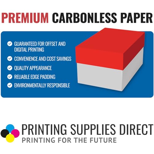 Superior 8.5 x 11 Carbonless Paper, 2 Part Reverse (Canary/Bright White), 2000 Sets, 4000 Sheets, (8 Reams)