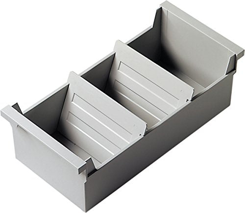 helit H6201882 "The Admin" Index Cards Box DIN A6 Landscape Including 2 Swivel Supports Light Grey CDs in Jewel Case