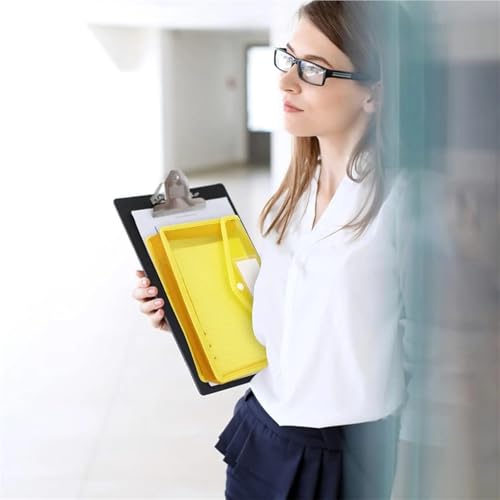 5Pcs A5 Expanding File Folder Plastic Envelope Wallet Organizer with Snap Closure & Label Pocket(Red)