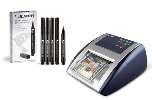 AccuBANKER D450 Counterfeit Detector with 5 Pens Bundle
