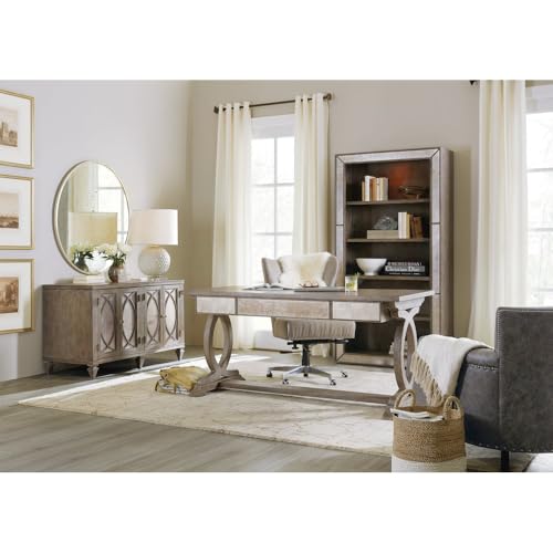 Hooker Furniture Rustic Glam Storage Credenza in Light Wood