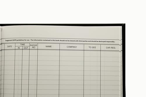 Exacompta Guildhall Company Visitors Book, GDPR-Approved