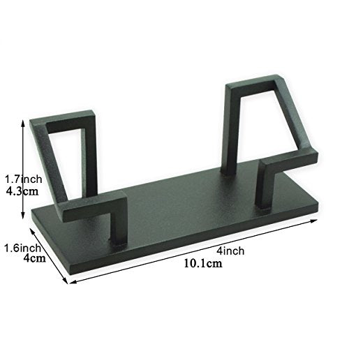 ArtsOnDesk Modern Art Business Card Stand Holder Bk301 Steel Black Patented Desk Accessory Name Card Case Plate Display Office Organizer