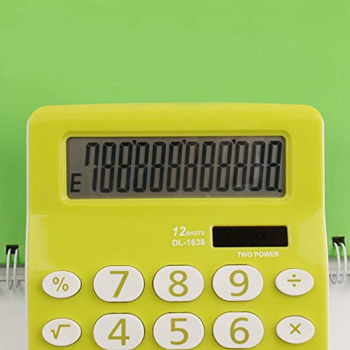 12 Digits Large Screen Solar Office Commercial Calculator Real Human Pronunciation Voice