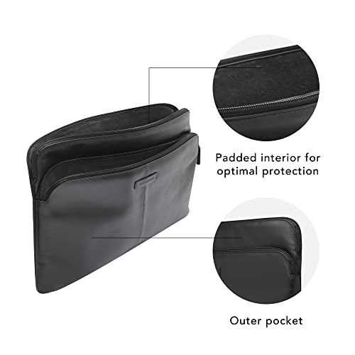 dbramante1928 - Skagen Pro+ Laptop Sleeve - Compatible with MacBook Pro Laptop Air 13 Inch - Laptop Sleeve - Sleeve Laptop Bag - Outer Pocket & Zip - High-Quality Leather - Black 2nd