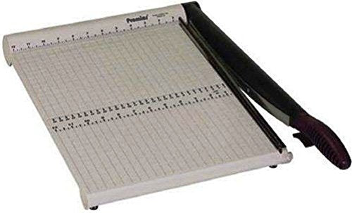 Martin Yale P215X Premier Polyboard Trimmer, 15" Cutting Length, Base Size 13.5" x 22.75" x 2.25", Unbreakable PolyBoard Base, Self-sharpening Stainless Steel Blades Cut Up To 10 Sheets at Once