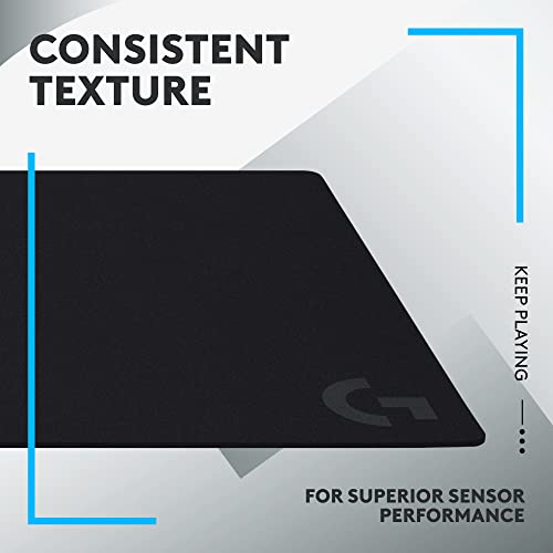Logitech G840 XL Cloth Gaming Mouse Pad (900x400x3) - Black