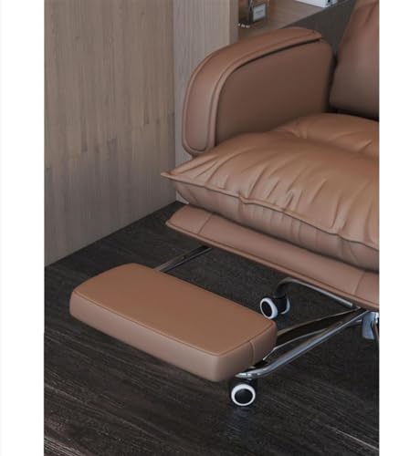 FZGGWYHL Managerial s, Home Office Desk s, Swivel Leather Computer Office Comfortable Home Ergonomic Swivel