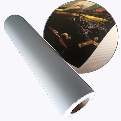 Polyester Matt Inkjet Canvas Roll 44" x 40ft. Roll and Professional Digital Printing 100% Polyester Art Canvas