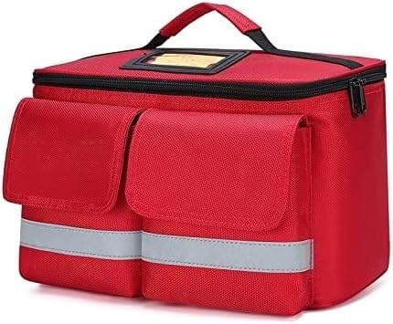 First aid kit Home Medicine Box Waterproof Family Medicine Kit Portable First Aid Kit Emergey Kit Large Capacity(Red)