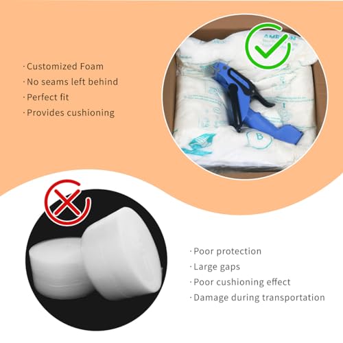 Expanding Foam Bag Quick for Shipping 40 Pack of 18"x22" Faster Foaming Better Shaping Handy Foam Room Temperature Packaging Bag #40 (40 PACK)