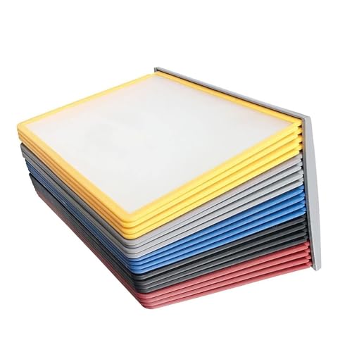 Magnetic Flip-Page Folders, 20 Double-Sided Color Display Pockets