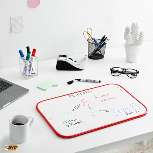 BIC VELLEDA Dry Wipe White Board 30 x 44cm Double-Sided Board
