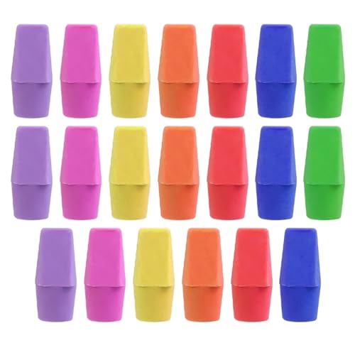 Pencil Top Eraser Caps 150 Pcs Random Bulk Pencil Top Erasers Colored Pencils Topper Protector Eraser Caps Office Supplies Student School Stationery
