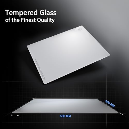 ASUS ROG Moonstone Ace L Glass Gaming Mouse Pad – 19.7” x 15.7”, Ultra-Smooth Matte Tempered Glass for Quiet Ultrafast Glides, Impact/Scratch Resistant, Easy to Clean, Anti-Slip Silicone Base - White
