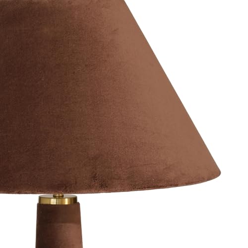 First of a Kind Floor Lamp in Chocolate Brown Velvet