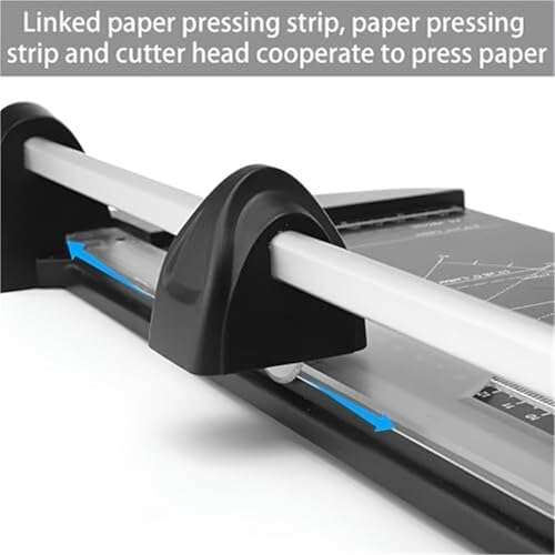 Paper Cutter with 600mm Cutting Length for A2 Large Format, Manual Guillotine Trimmer for Schools, Offices and Print Projects