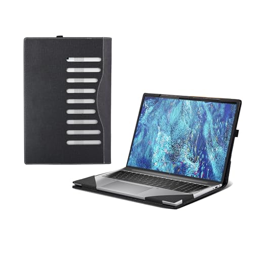 Laptop Case Cover for HP ZBook Firefly 16 G9 /HP ZBook Firefly G10|HPZBook Firefly G11 16" Mobile Workstation Notebook Sleeve Computer Bag Protective PU Leather Shell (Gray)