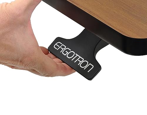 Ergotron – WorkFit-D Standing Desk, Height Adjustable Sit Stand Ergonomic Desk – Walnut