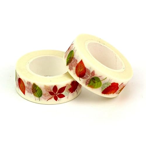 UOHLCX 10pcs/Lot Washi Tape DIY Scrapbooking Masking School Office Supply