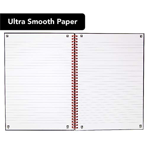 Black n Red Notebook Wirebound Polypropylene 90gsm Ruled 140 Pages A4 Ref E67008 [Pack of 5]