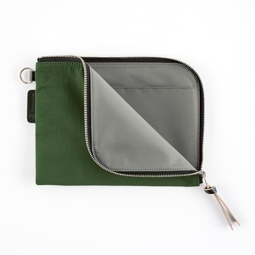 ほぼ日 Hobonichi Techo Planner Accessory Tragen Flat Pouch for A6 Size (Green)