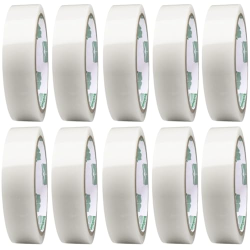 BookGuard 1 Inch Clear Book Repair Tape 15 Yard Roll, Case of 10