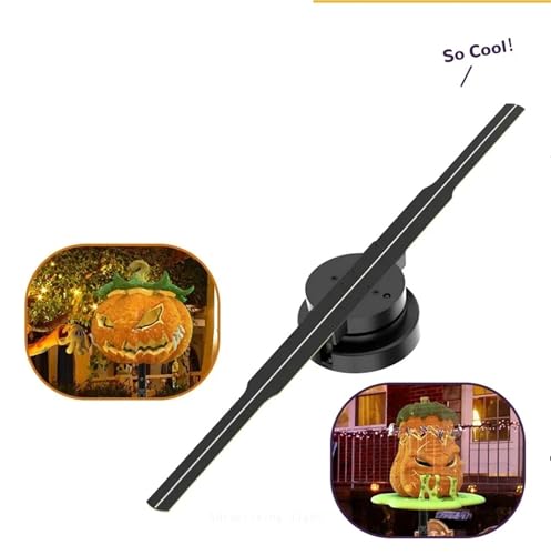 3D Hologram Fan 16.5in Projector WiFi with 244 LED Light Beads for Business Store Advertising(PD42 HD Set)