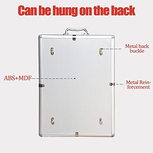 icVantA Aluminum Alloy Pocket Chart Cell Phones Storage Cabinet for Cell Phones,Wall-Mounted with A Locked,Can Be Carried by Hand for Office Classroom Factory (Color : Silver, Size : 60) (Silver 48)