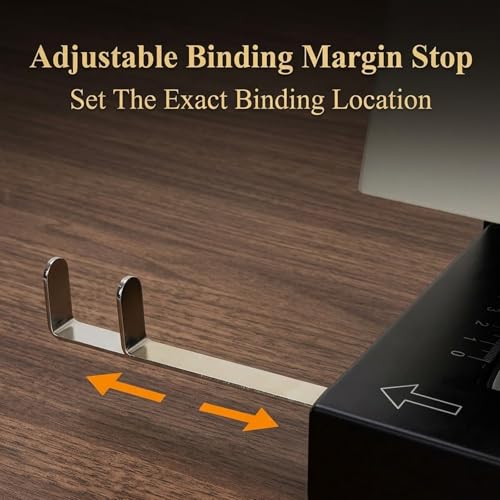 GJOPU Dual Mode Electric Stapler, Automatic Saddle Binder Machine with Dual Binding Methods, Low-Noise Binding, Paper Insertion Depth 63mm, for Home, School, Office, Business, Heavy Book Bind