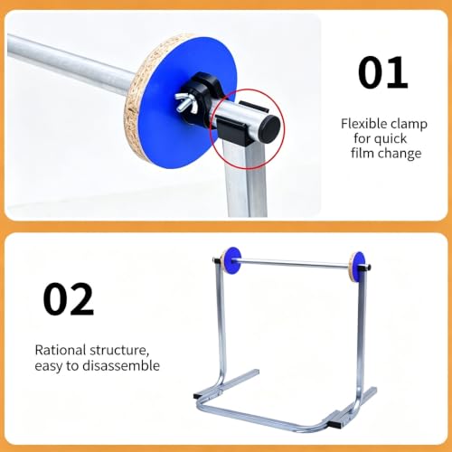 Wall Mount Air Cushion Wrap,bubble Foam Wrap Roll Dispenser, Quick Replacement Air Cushion Wrap, Rugged And Durable, For 50cm Wide Air Cushion Film, For Warehouse And Packing Needs