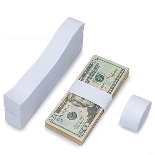 Money Bands for Cash 900 Pcs Cash Currency Straps Adhesive Money Bands Organizers for Bank