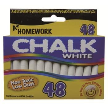 Chalk - White - 3"sticks - 48 per box. - Case Pack 48 SKU-PAS414884