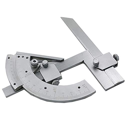 TEOYETTSF Removable Angle Gauge Universal Bevel Protractor Precision Angle Measuring Finder Ruler Tool Inner Outer Parts Measuring Tools
