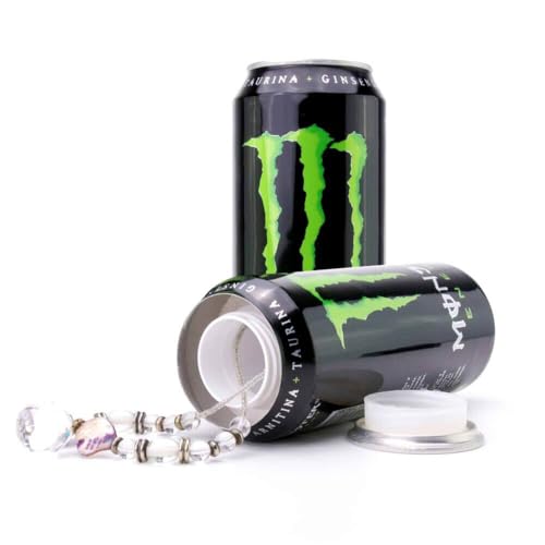 Soda Can with Hidden Secret Compartment | Original Modified Can Diversion Safe | Mini Portable Camouflaged Safe for Valuables (Green)