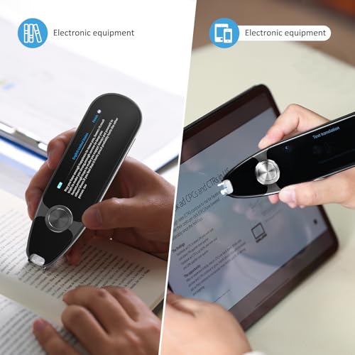 Reading Pen for Dyslexia,Traductor De Voz Instantaneo, Pen Scanner Text to Speech Device, Scan Reading Pen OCR Digital Pen Reader, Wireless Translation Pen Scanner for Students Adults