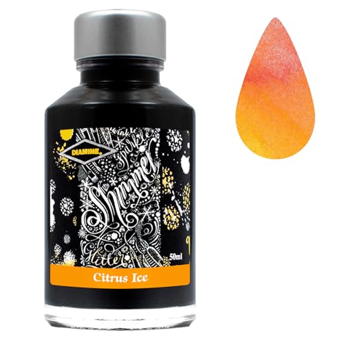 Diamine Christmas Colletion Ink Bottles 50ml with Sparkly Shimmer/Glitter Ink - Perfect Gift for Colleagues, Family & Friends Stationery Lovers! (Spring Collection)