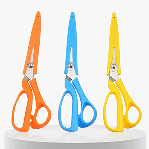DSWMY Craft Scissors, Craft Scissors Multipurpose Sharp Sewing Stainless Steel with Cover for Home Office Embroidery Supplies