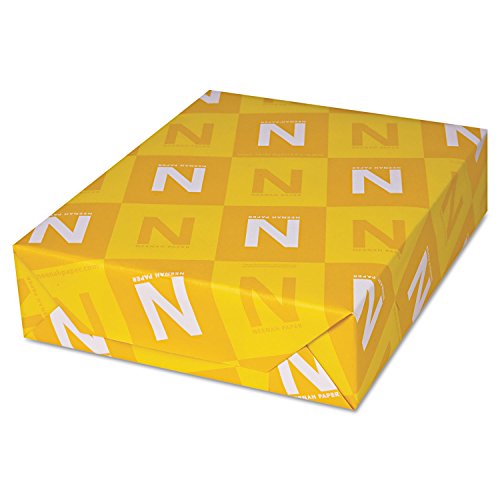 Neenah Paper 01338 CLASSIC CREST Writing Paper, 24lb, 93 Bright, 8 1/2 x 11, Avon White, 500 Sheets