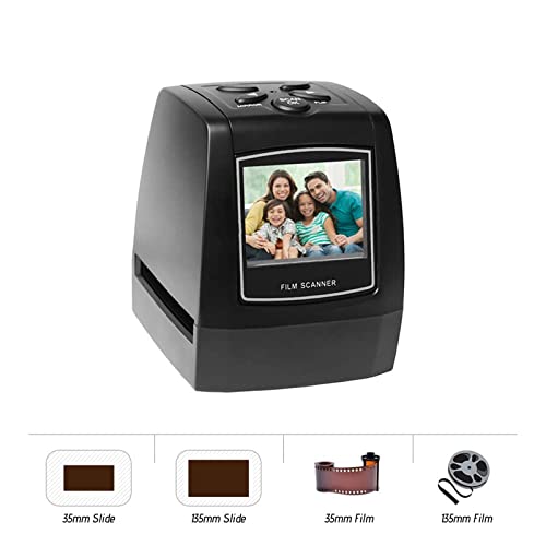 Negatives Scanner,35mm/135mm Slide Film Converter,Automatic Exposure &Color Balance Adjustment for Scanned Slides,Films,Restore Old Pictures