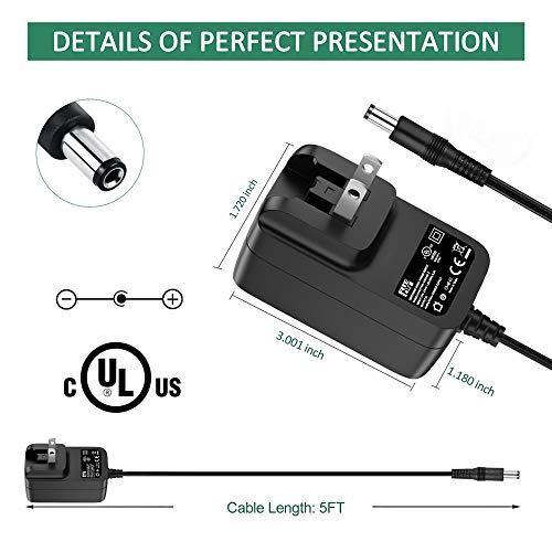 FITE ON UL Listed AC Adapter for Polycom VoIP Phone 2200-31410-001 2200-31410-025 DC Power Supply